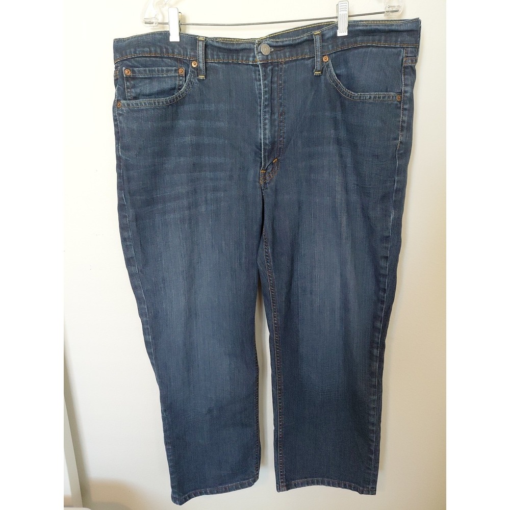 Levis 541 Jeans Mens 38 X 30 Athletic Fit Blue Stretch Denim